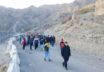 گلگشت و پیاده‌روی خانوادگی دانشگاه بیرجند برگزار شد